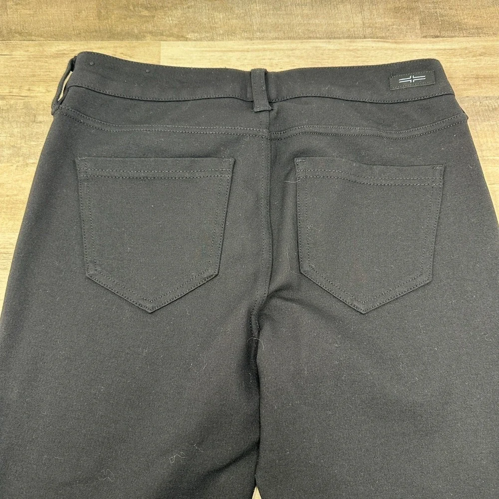 Liverpool Black Mid-Rise Skinny Crop Jeggings 5 Pocket Stretch Size 4 /27 Petite